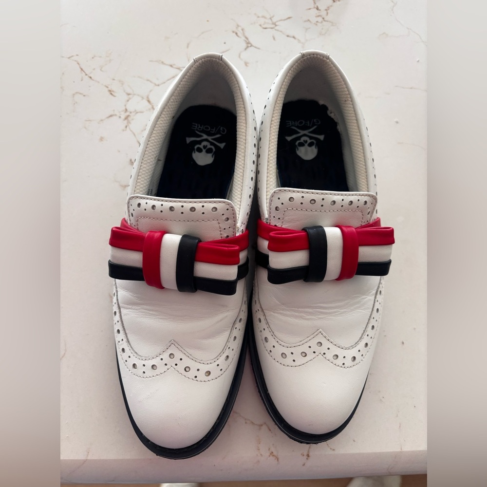 White g/fore golf Loafers